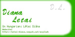 diana letai business card