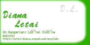 diana letai business card